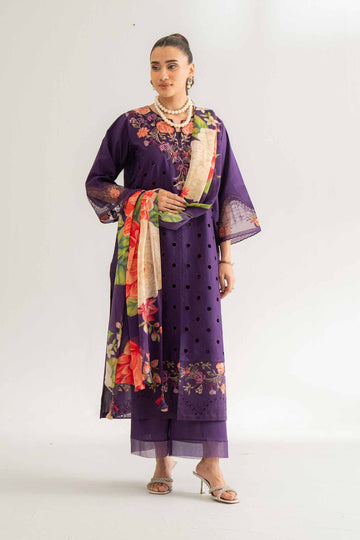 Nishat Linen 3 Piece - Embroidered Suit - 42519170 Online Shopping